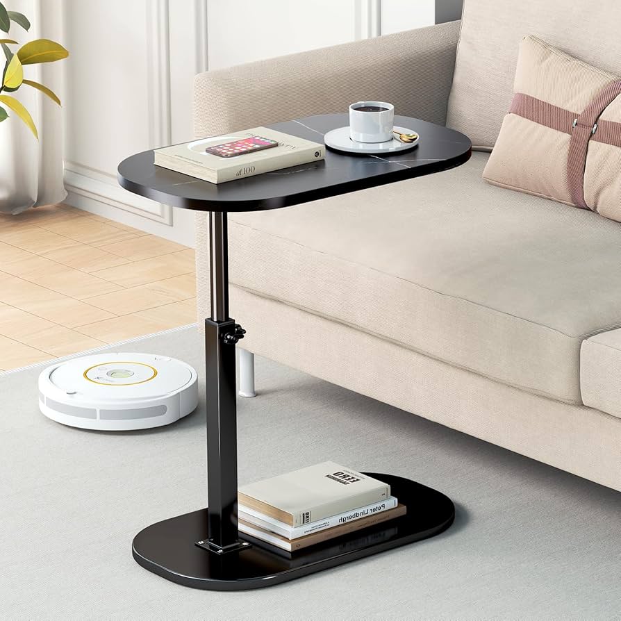 C Shape Adjustable Side Table