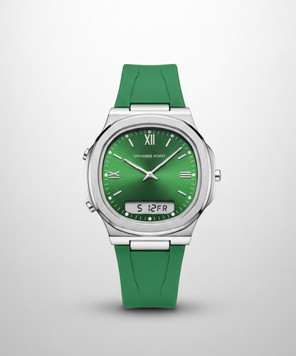 Deluxe Edition Dual Time Series Comfortable Straps Men's Watch