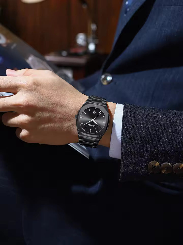 Luxury Men's Stainless Steel Quartz Watch