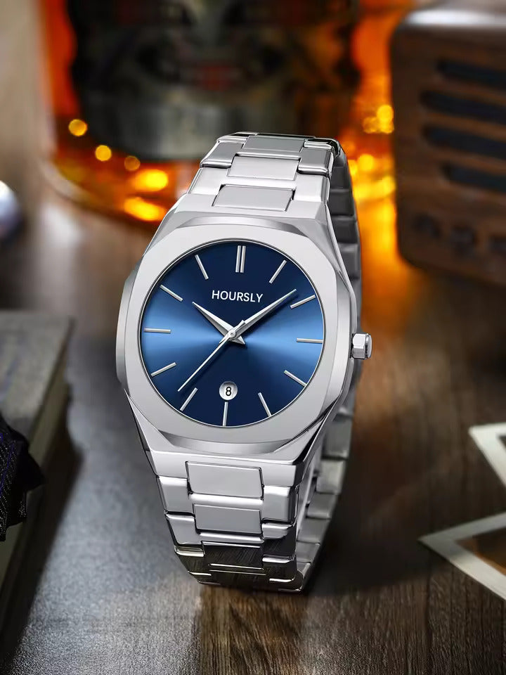 Luxury Men's Stainless Steel Quartz Watch