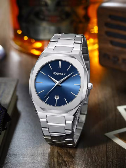 Luxury Men's Stainless Steel Quartz Watch