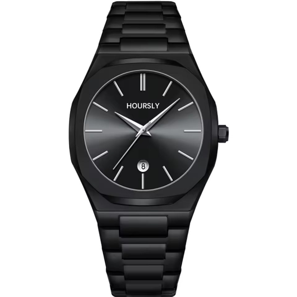 Luxury Men's Stainless Steel Quartz Watch