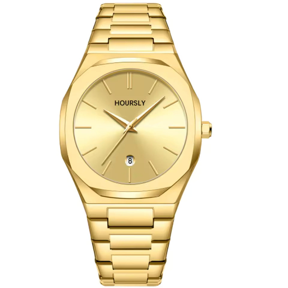 Luxury Men's Stainless Steel Quartz Watch