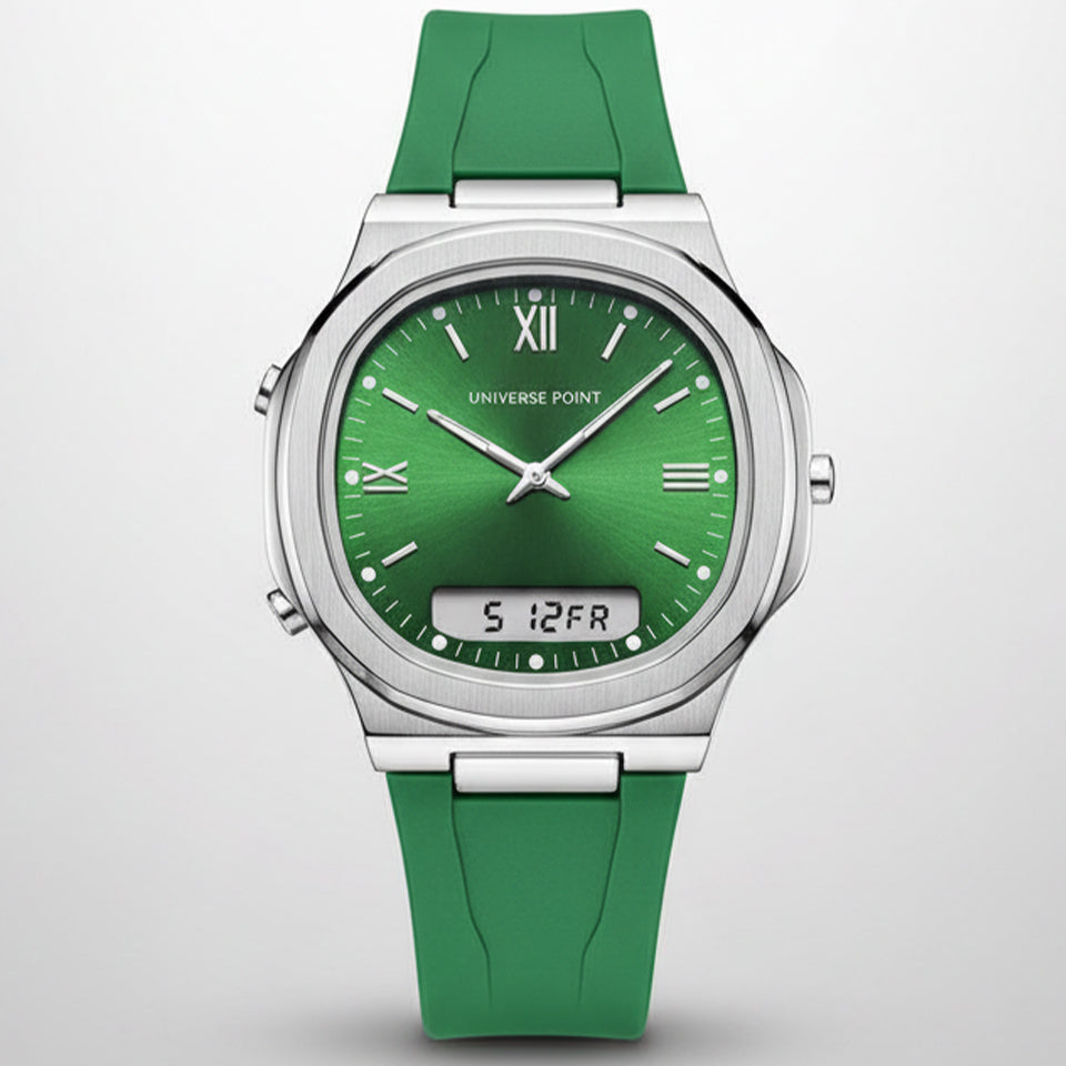 Deluxe Edition Dual Time Series Comfortable Straps Men's Watch